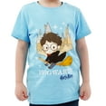 thumbnail image 3 of Harry Potter Hogwarts T-Shirt Blue Size 6-14, 3 of 6