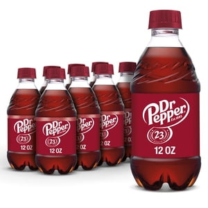 Dr. Pepper Soda Pop, 12 fl oz, 8 Pack Bottles