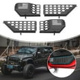 thumbnail image 3 of Compartimento de almacenamiento de metal para puerta delantera de Jeep Wrangler JL JLU 4XE 2018-2023 y Gladiator, fabricado en acero inoxidable 304 duradero, maximiza el espacio de almacenamiento., 3 of 5