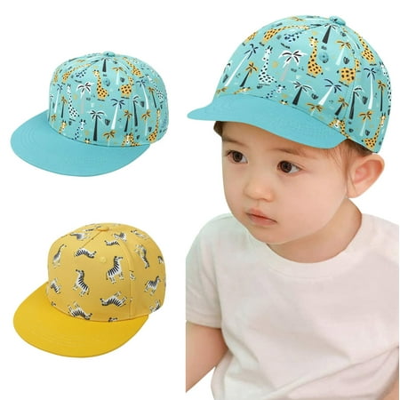 

Hunpta Visor Hats For Kids Baby Sunhat Adjustable Trucker Flat Eaves Beret Baseball Cap Toddler Summer Hats