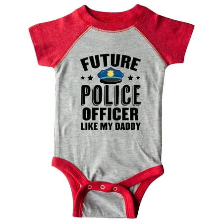 

Inktastic Future Police Officer Like My Daddy Gift Baby Boy or Baby Girl Bodysuit