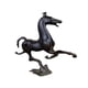 thumbnail image 5 of Ornamento de arte de caballo galopante de latón Pequeña estatua de animales coleccionables adornos de té Pet para el coche Desk Design Decoración de, 5 of 9