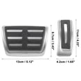 thumbnail image 2 of Antideslizante Acelerador Combustible Freno Pie Pedal Almohadillas Funda Kit para Coche, 2 of 5