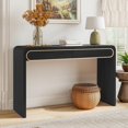 thumbnail image 2 of MODERNLUXE 47" Wood Entryway Table, Narrow Long Console Table with 2 Storage Drawers, Sofa Table Behind Couch for Living Room, Entryway, Hallway,Black, 2 of 8