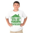 thumbnail image 5 of Live With Parents Slacker Funny Crewneck T Shirts Boy Girl Teen Brisco Brands S, 5 of 5