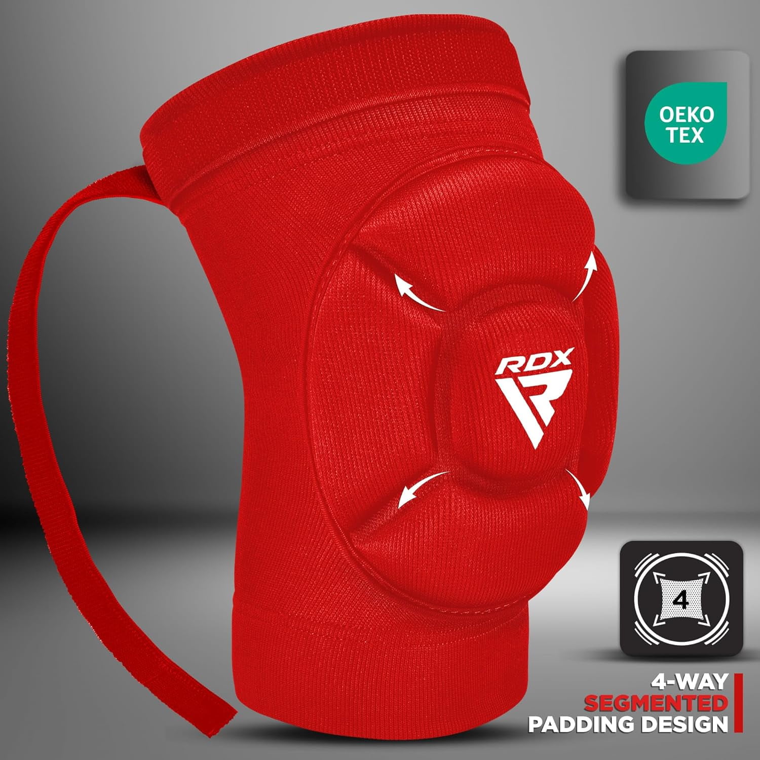 RDX Knee Pads for Work, OEKO TEX CERTIFIED, Anti-Slip Protective Thick Foam Padded Brace, Collision Avoidance Sleeves Pair, MMA Muay Thai Grappling Volleyball Football Wrestling Gardening, Men Women
