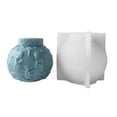 thumbnail image 2 of onlyliua ¡ ¡Ofertas Del Día! ¡Liquidación! Moldes de Velas Aromáticas En Bolas Farolillos Navideños Adornos Florales En Relieve de Velas Moldes de Silicona para Velas de Bolas Navideñas, 2 of 5