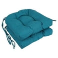 thumbnail image 3 of Blazing Needles 16-inch Premium Olefin Tufted Outdoor Chair Cushions (Set of 2), 3 of 4