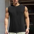 thumbnail image 2 of Men's Summer Ice Silk Tank Top Breathable Mesh Athletic Undershirt Comfortable Muscle Fit Sports Leisure Shirt Mens Basic Tee Shirts Summer Vintage T Shirts, 2 of 4