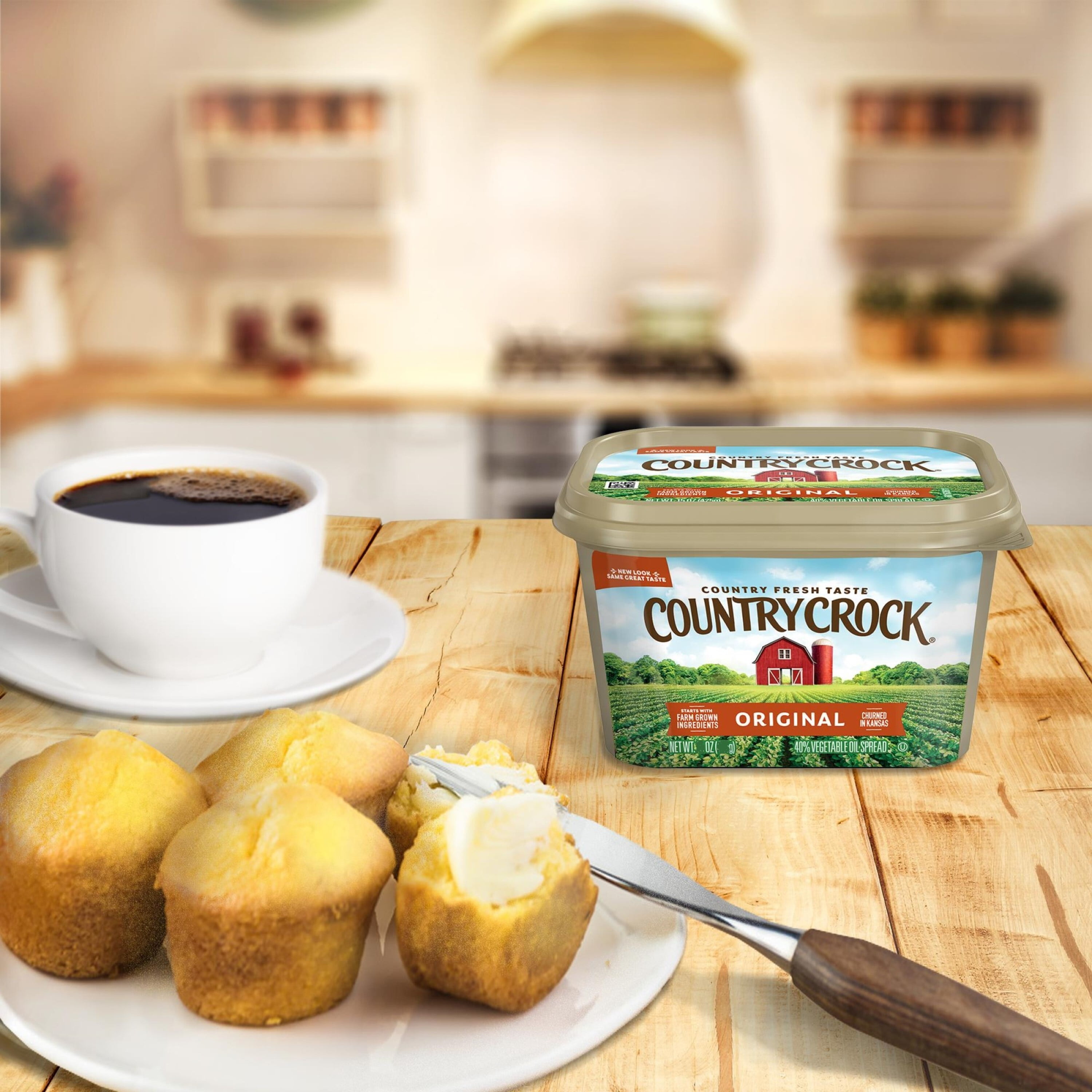 Country Crock Original Buttery Spread, 15 oz Tub (Refrigerated)