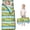 Rooster and Farm Green Pattern, variant on Rooster and Daisy Green Pattern Teens Toddler Nap Mat with Pillow, Sleeping Mat Bag for Preschool Daycare 59"x22"
