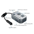 thumbnail image 2 of FOVAL 200W Car Power Inverter DC 12V to 110V AC Converter with 4 USB Ports Car Laptop Charger, Car Adapter for Plug Outlet (Gray), 2 of 7