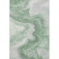thumbnail image 2 of Addison Rugs Mayfield Premium Machine Washable Transitional Abstract Green Rectangle Rug, 3' x 5', 2 of 7