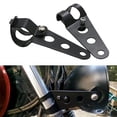 thumbnail image 1 of Soportes de montaje universales para faros delanteros de motocicleta LIUXGMXG Metal 33mm-43mm Negro, 1 of 5