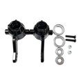 thumbnail image 2 of piezas de repuesto de bloques de dirección RC para vehículos de Control remoto , accesorios de bricolaje para coche Negro Baoblaze Bloques de dirección RC, 2 of 4