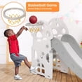 thumbnail image 7 of Toddler Slide, Ronipic 3 in 1 Slide for Kids, Freestanding Game Slide with Extra Long Slipping Slope and Basketball Hoop, Kids Slide Climber Set for Indoor Outdoor Ideal Gift Toys for Boys and Girls, 7 of 7