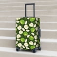 thumbnail image 4 of Cauagu Green Fruit Print Travel Luggage Cover,Travel Dust-proof Suitcase Cover Softside Suitcase Protector for 18-32inch,Not Included Suitcase, 4 of 8