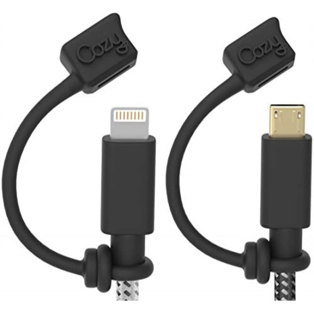 2019 Version [4Piece] Cozy USB Caps for Micro USB Cable & Apple