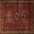 thumbnail image 1 of Ahgly Company Indoor Square Persian Brown Traditional Area Rugs, 6' Square, 1 of 4