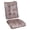 Coffee_Grey Leaf, variant on Moclever Rocking Chair Cushion, 2Pcs Polyester Fiber Filling Back and Seat Cushion with Non-Slip Ties for Indoor Outdoor, Navy Blue