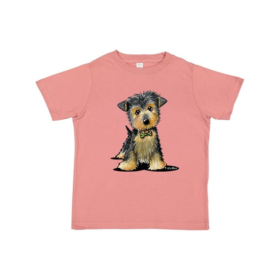 Inktastic Little Gent Yorkie Boys or Girls Toddler T-Shirt