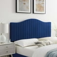 thumbnail image 2 of Luxurious Brielle Channel Tufted Velvet Headboard - King/California King Size, 2 of 2