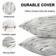 thumbnail image 6 of Outdoor Waterproof Pillow Covers Pack of 2, Summer Flowers Vintage White Gardenia Farm Decorative Throw Pillowcases Cushion Covers for Garden Patio Tent Sofa Couch, 26x26 inch, 6 of 8