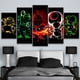 thumbnail image 2 of 5 Cuadros Decorativos Mario Bros Personajes Neon Canvas Listo Para Colgar 150x84cm Jungle Art Impresion Tela Arte, 2 of 7