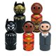 thumbnail image 1 of ¡Bif Bang Pow! Figura de madera Black Panther Movie Pin Mate (juego 5) Bif Bang Pow! 0840417108520, 1 of 1