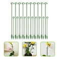 thumbnail image 3 of Raindrops Plastic 37.00X3.00X3.00cm Green Orchid Hydrangea Plant Support Rod 40Pcs, 3 of 8
