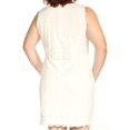 thumbnail image 2 of AMERICAN LIVING $89 Womens New 5599 Ivory Sleeveless Sheath Dress 18 B+B, 2 of 2