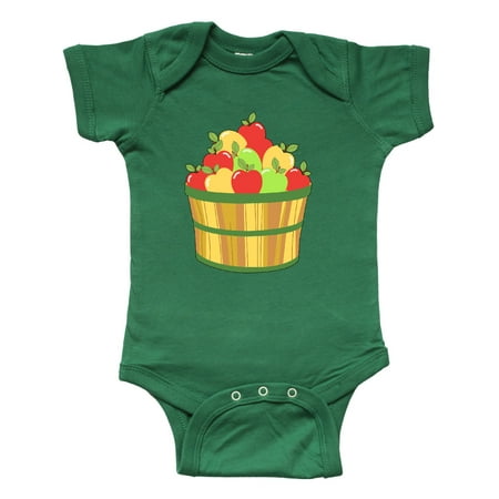 

Inktastic Basket of Apples Red Yellow Green Gift Baby Boy or Baby Girl Bodysuit