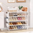 thumbnail image 2 of Organizador de zapatos VILICK de 5 niveles para 20-25 pares, color blanco, 2 of 8
