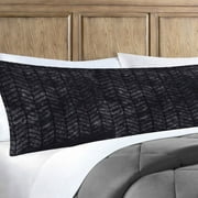 Chevron Fur Body Pillow
