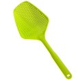 thumbnail image 3 of 2 Pcs Durable Scoop Colander Strainer Spoon - Kitchen Food Plastic Water Scoop Colander Oil Filter Grid Scoop,for Cooking, Baking (Red&Green), 3 of 7
