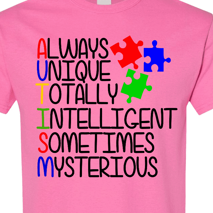 Inktastic Autism Awareness Acronym T-Shirt