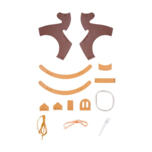 Mini llavero decorativo de caballo mecedor, versátil, fácil de montar, accesorio para bolso, adorno para bolso de mano, para interior de coche, para Marrón