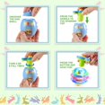 thumbnail image 4 of Light Up Easter Eggs Toy Gifts for Kids, 6 Cute Easter Egg Spinning Tops with Flash & Music, Easter Basket Stuffers Essentials, Easter Eggs Hunt Prize, Kids Goodie Bag Fillers, Party Favor Novelty Toy, 4 of 10