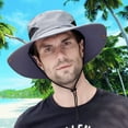 thumbnail image 3 of Sun Hats for Men/Women, Wide Brim Bucket Hat Waterproof Breathable Packable Boonie Hat for Fishing UPF 50 UV Protection, 3 of 7