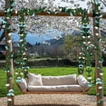 thumbnail image 7 of Artificial Flowers, 2.5 Meter Garland with 45 Rose Blooms and Green Leaves, Decorative Hanging Vine for Indoor and Outdoor Home and Garden Decor （Blue）, 7 of 7