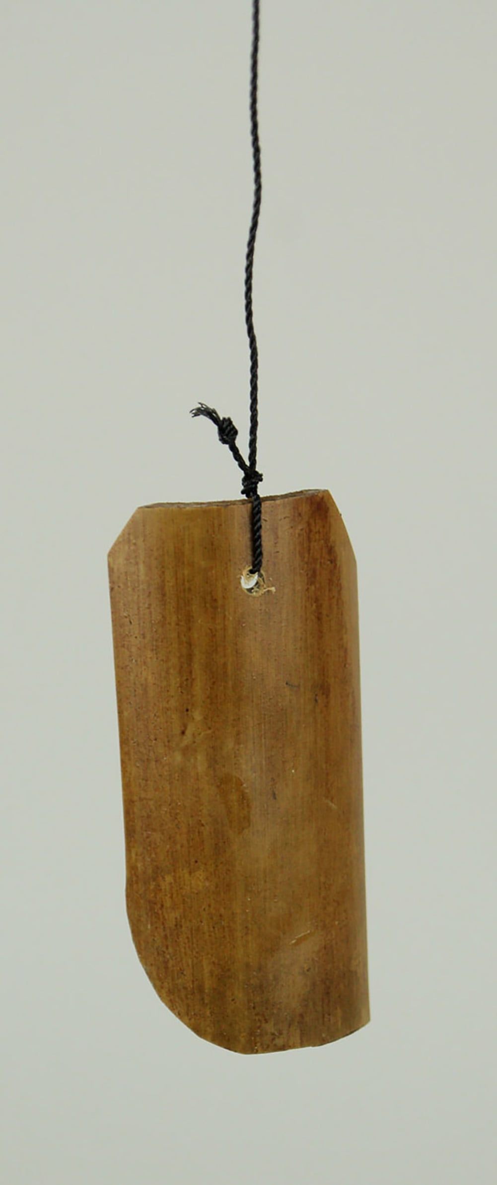 Chesapeake Bay Hand Carved Wood and Bamboo Bobbing Head Pink Flamingo  Wind Chime