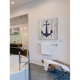 thumbnail image 6 of "Blue Anchor" Painting Print on Wrapped Canvas, 6 of 7