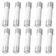 thumbnail image 1 of Uxcell 10Pcs 5x20mm Fusible de cerámica 250V Fusibles de cerámica de actuación lenta para TV LCD T200mA, 1 of 6
