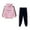 Pink, variant on IROINNID Baby Boy Girl Pants Long-sleeved Hooded Long Sleeved Trouser Sports Suit,Pink