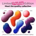 thumbnail image 5 of modelones Color Changing Nail Polish Set, 6 Colors Pink Blue Purple Orange Neon Mood Temperature Change Ombre Quick Dry Mini Manicure Kit DIY Nail Art Salon Gifts For Women Girls, 5 of 9