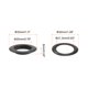 thumbnail image 2 of Kit de ojales de metal de cobre Uxcell de 20 juegos de 20 mm redondos con arandelas para cortinas, ropa, bolsas de cuero, negro, 2 of 6