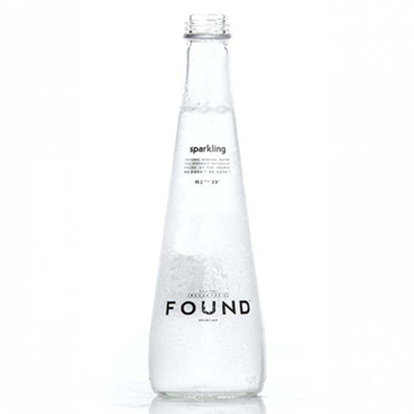 Found Sparkling Natural Mineral Water 11.2 Oz Glass Bottle Pack of 12 by