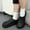 Black, variant on Daolelai Hotel Kitchen Chef Shoes Labor Protection Work Shoes Eva Non- Closed Toe Slippers Shoes