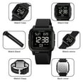 thumbnail image 6 of Squar Women's Men's Digital Watch Big Numbers Dial Multifunction Large Face Waterproof LED Watches, 6 of 9