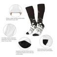 thumbnail image 3 of Yiaed Piano Keys With Musical Notes Print Great elasticity Adult Stockings Sports socks for Men and Women, 3 of 6